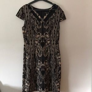 Connected Apparel V-Neck dress